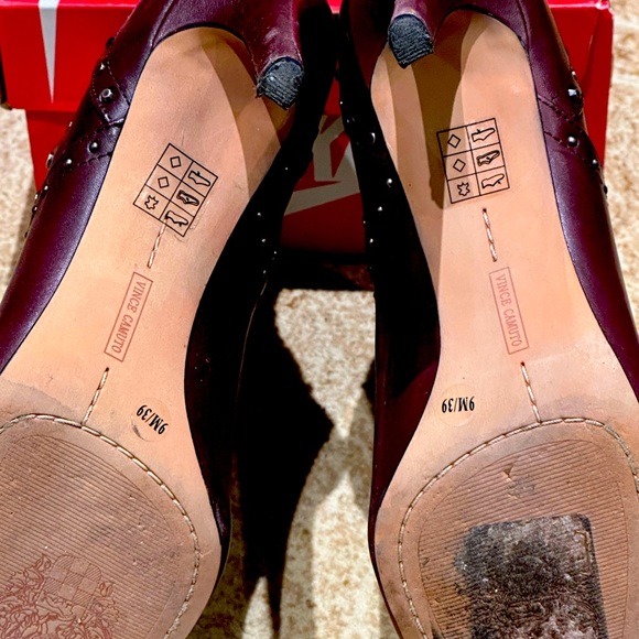 Vince Camuto- leather booties - Picture 2 of 4